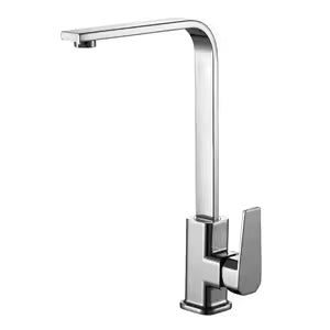 Hot and Cold Mixing Faucet 7-shaped Kitchen Faucets Single Handle Deck Mounted