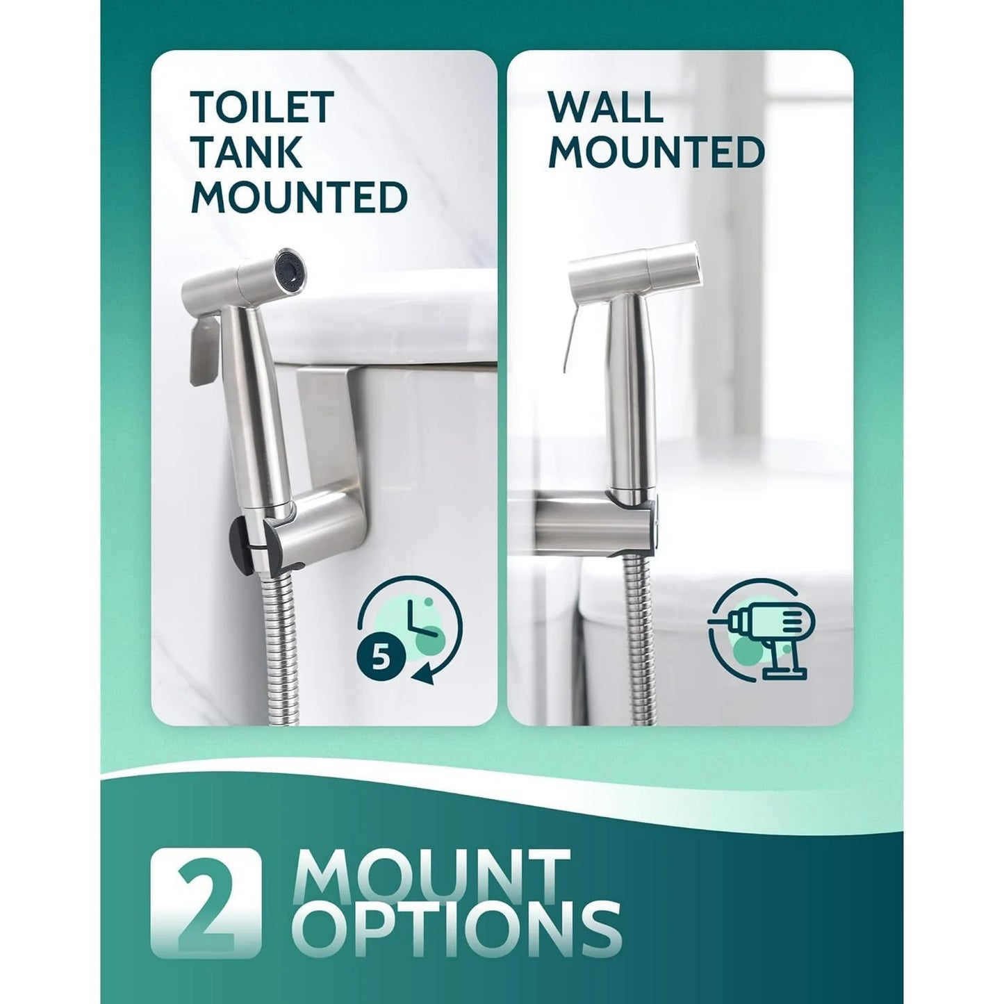 Premium Quality Muslim Shower Set | 304 Stainless Steel