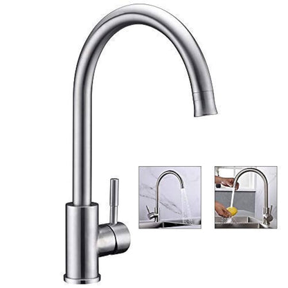 Premium Quality Stainless Steel 360 Moving Kitchen & Bathroom Mixer
