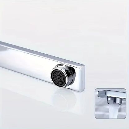 Hot and Cold Mixing Faucet 7-shaped Kitchen Faucets Single Handle Deck Mounted