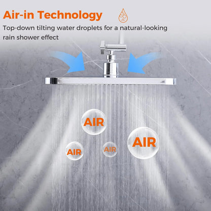 Imported Quality Overhead Rain Shower – Stainless Steel